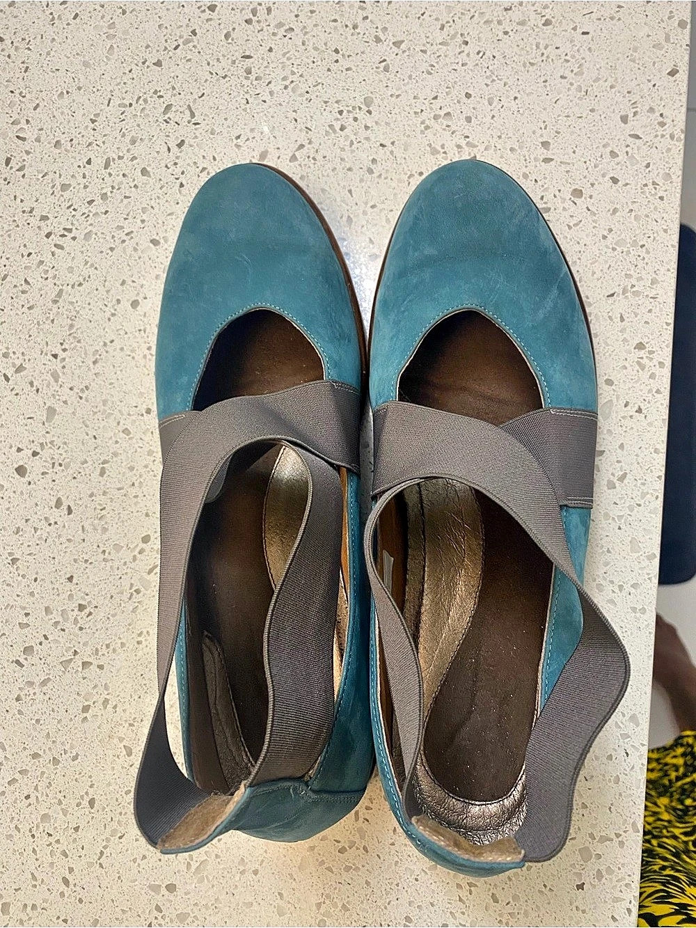 Naot Women's Blue & Gray Slip-On Shoes